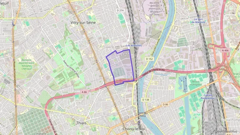 Appartement 61 m² trois pièces à vendre à Vitry-sur-Seine Appartement 61 m² trois pièces à vendre à Vitry-sur-Seine