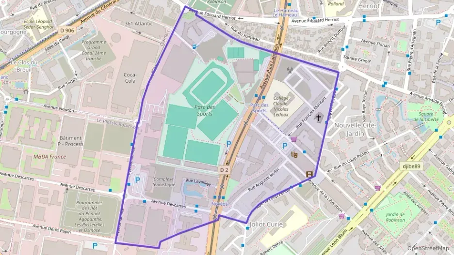 Appartement 58 m² trois pièces à vendre à Le Plessis-Robinson