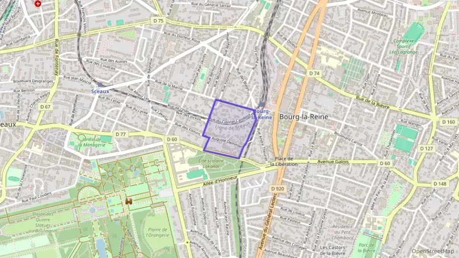 Appartement 63 m² trois pièces à vendre à Bourg-la-Reine