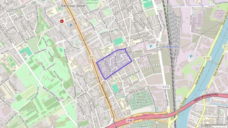 Appartement 45 m² trois pièces à vendre à Vitry-sur-Seine