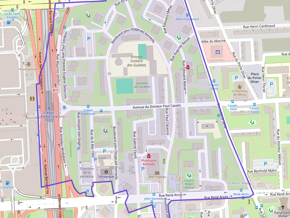 Appartement 70 m² quatre pièces à vendre à Créteil