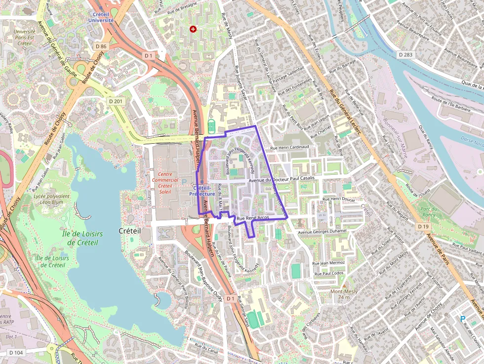 Appartement 70 m² quatre pièces à vendre à Créteil