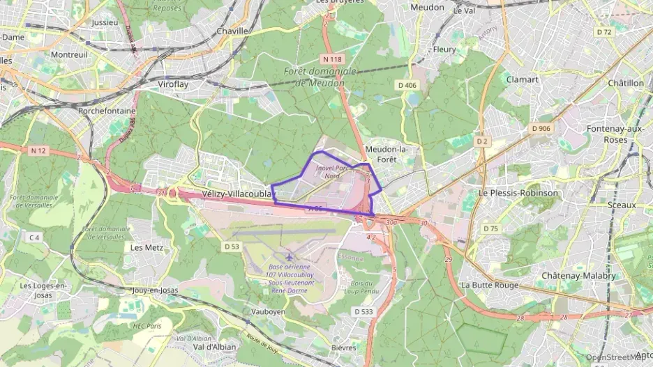 Appartement 55 m² trois pièces à vendre à Vélizy-Villacoublay
