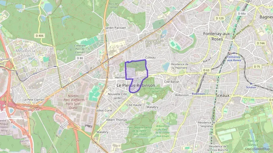 Appartement 63 m² trois pièces à vendre à Le Plessis-Robinson