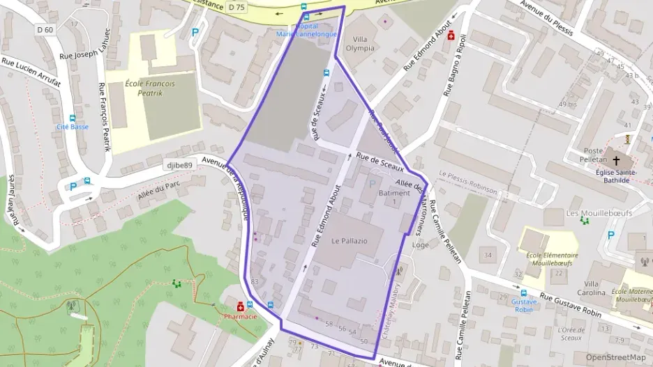 Appartement 39 m² une piece à vendre à Le Plessis-Robinson Appartement 39 m² une piece à vendre à Le Plessis-Robinson