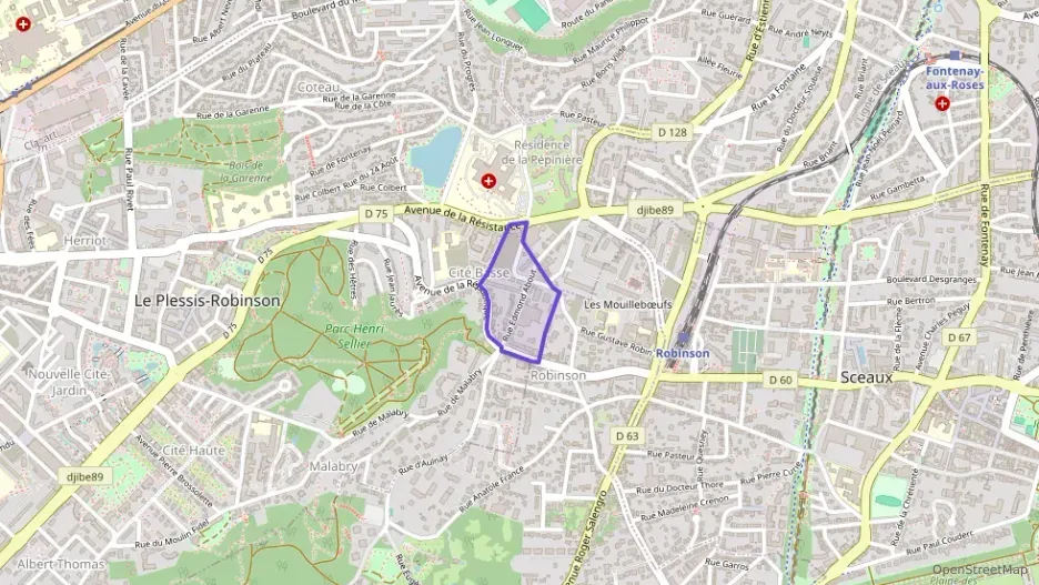 Appartement 39 m² une piece à vendre à Le Plessis-Robinson Appartement 39 m² une piece à vendre à Le Plessis-Robinson