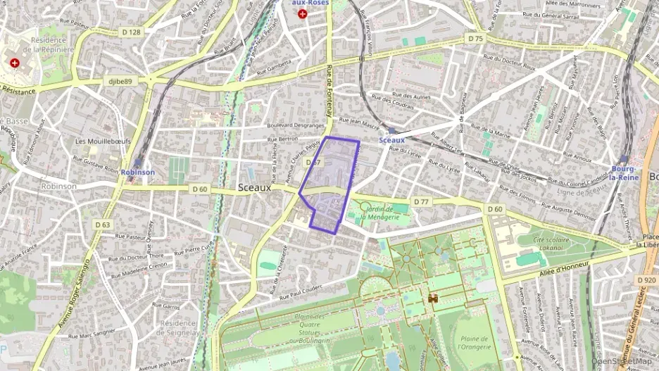 Appartement 86 m² quatre pièces à vendre à Sceaux