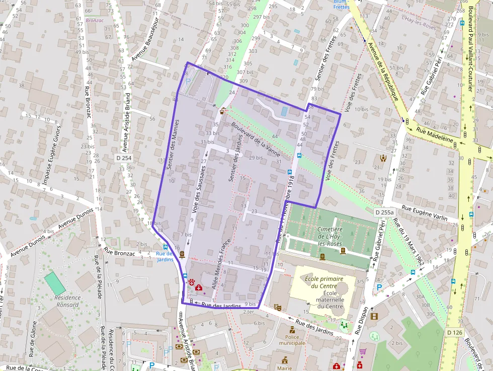 Appartement 43 m² deux pieces à vendre à L`Haÿ-les-Roses