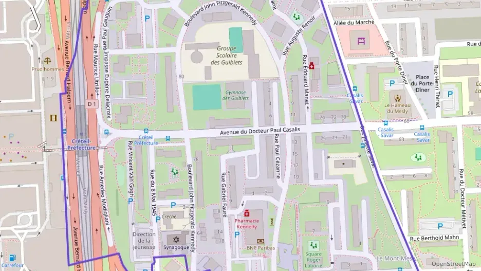 Appartement 86 m² quatre pièces à vendre à Créteil