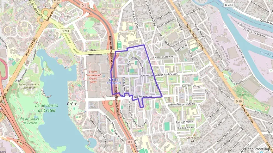 Appartement 86 m² quatre pièces à vendre à Créteil