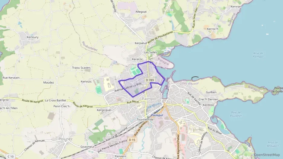 Appartement 55 m² trois pièces à vendre à Paimpol