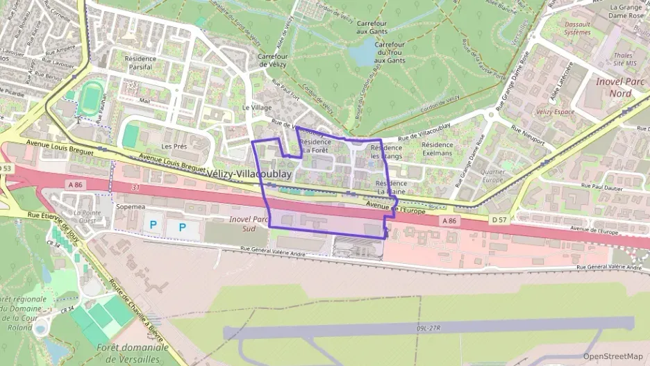 Appartement 106 m² cinq pièces à vendre à Vélizy-Villacoublay