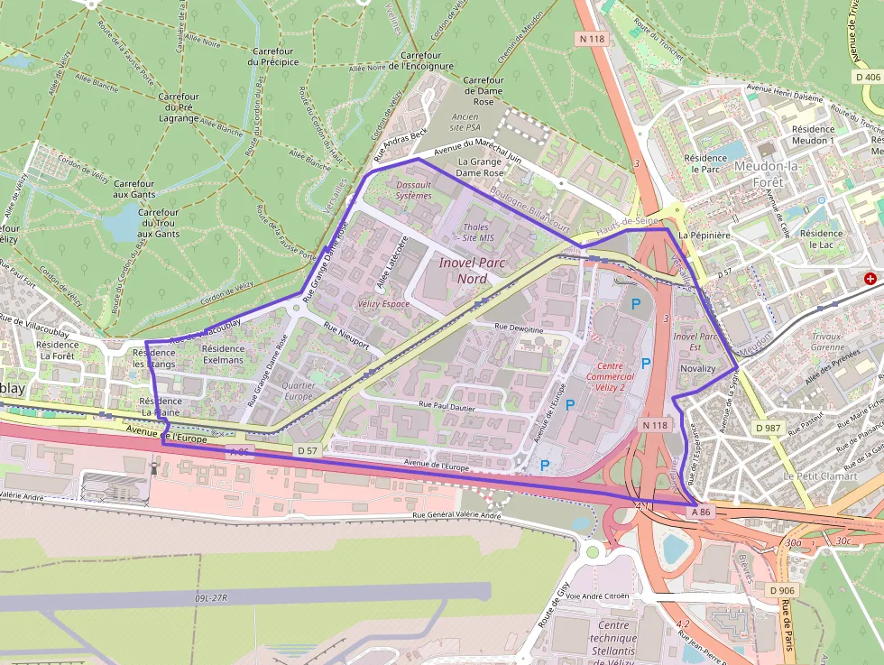 Appartement 63 m² trois pièces à vendre à Vélizy-Villacoublay