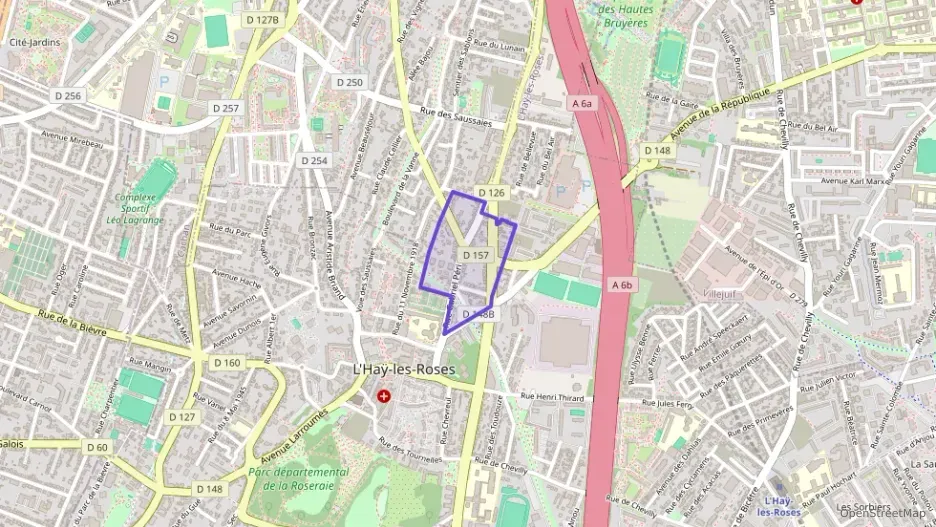 Appartement 56 m² trois pièces à vendre à L`Haÿ-les-Roses