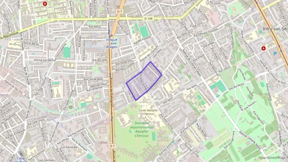 Appartement 60 m² deux pieces à vendre à Vitry-sur-Seine