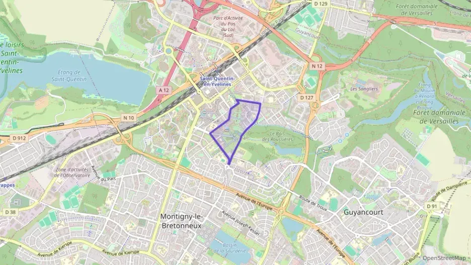 Appartement 80 m² quatre pièces à vendre à Guyancourt