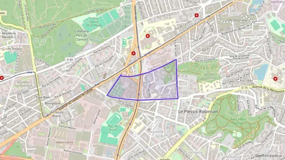 Appartement 65 m² trois pièces à vendre à Le Plessis-Robinson