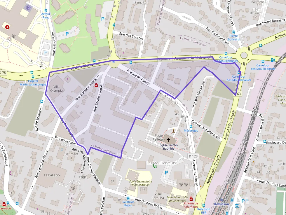 Appartement 65 m² trois pièces à vendre à Le Plessis-Robinson