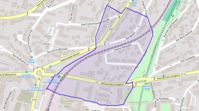 Appartement 50 m² deux pieces à vendre à Fontenay-aux-Roses