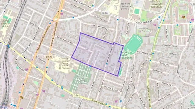 Appartement 50 m² trois pièces à vendre à Bourg-la-Reine