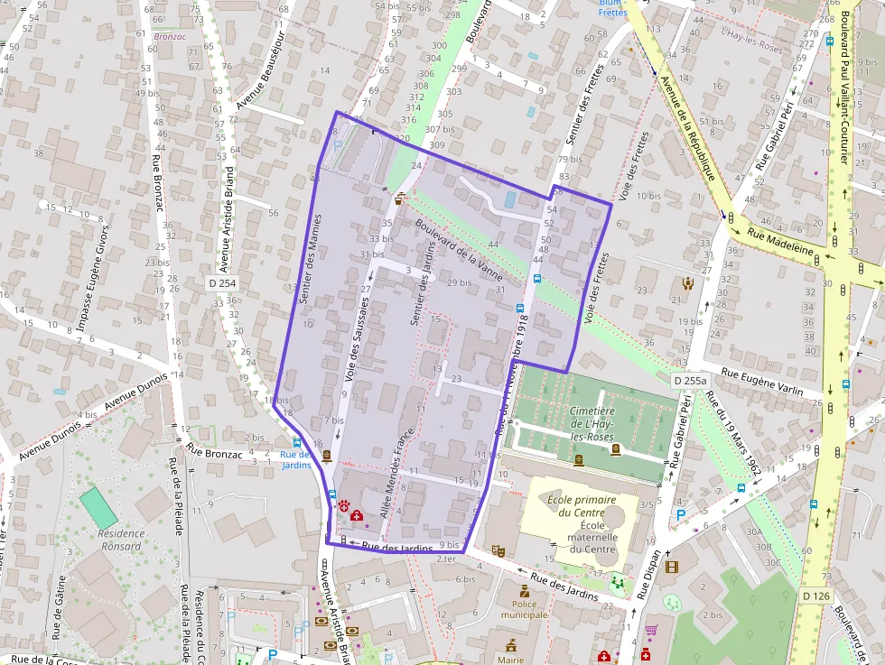 Appartement 52 m² trois pièces à vendre à L`Haÿ-les-Roses