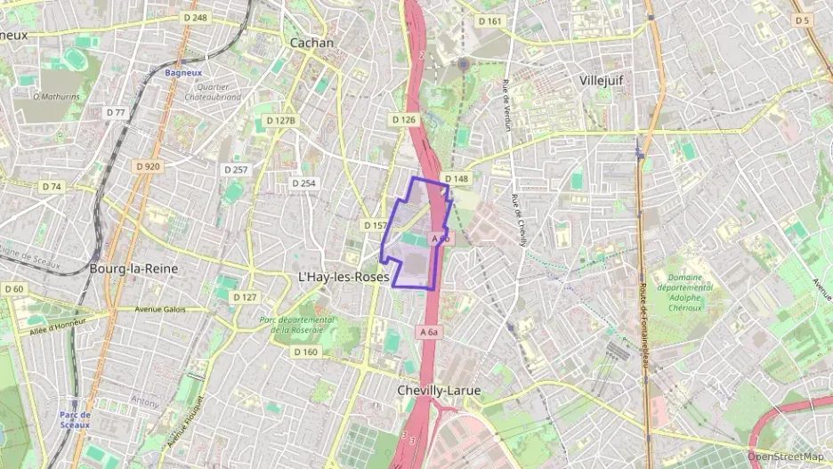 Appartement 60 m² trois pièces à vendre à L`Haÿ-les-Roses