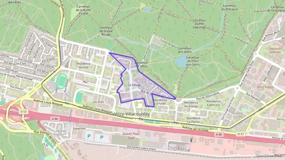 Appartement 72 m² trois pièces à vendre à Vélizy-Villacoublay