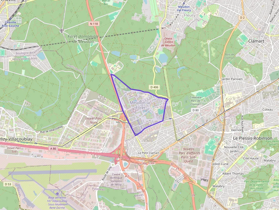 Appartement 77 m² quatre pièces à vendre à Meudon