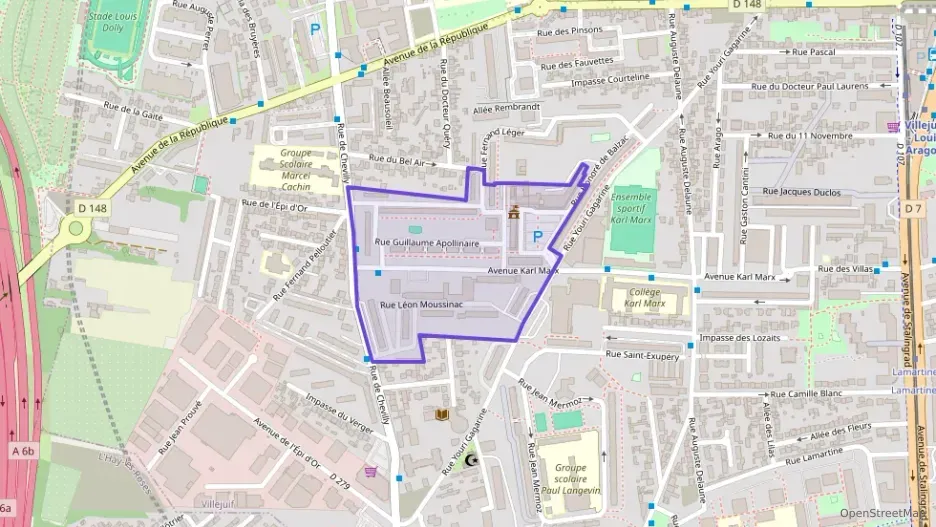 Appartement 69 m² quatre pièces à vendre à Villejuif Appartement 69 m² quatre pièces à vendre à Villejuif