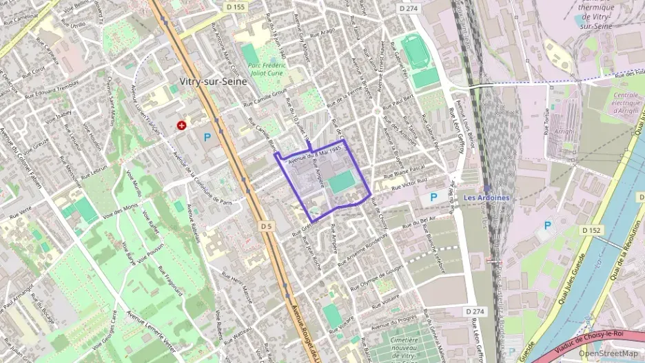Appartement 59 m² deux pieces à vendre à Vitry-sur-Seine