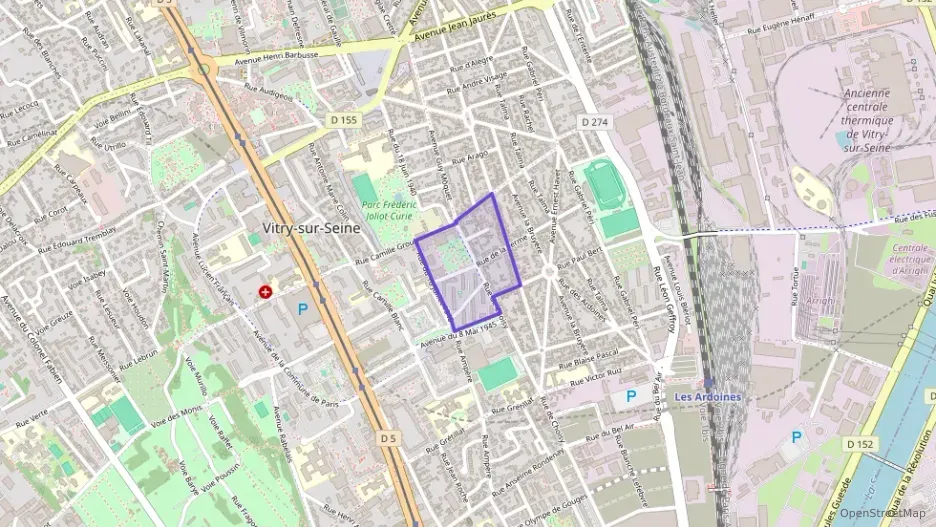 Appartement 19 m² une piece à vendre à Vitry-sur-Seine