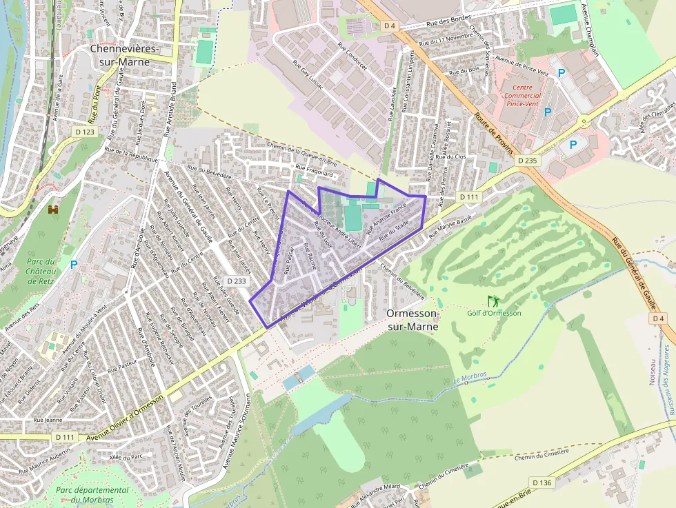 Appartement 70 m² trois pièces à vendre à Ormesson-sur-Marne