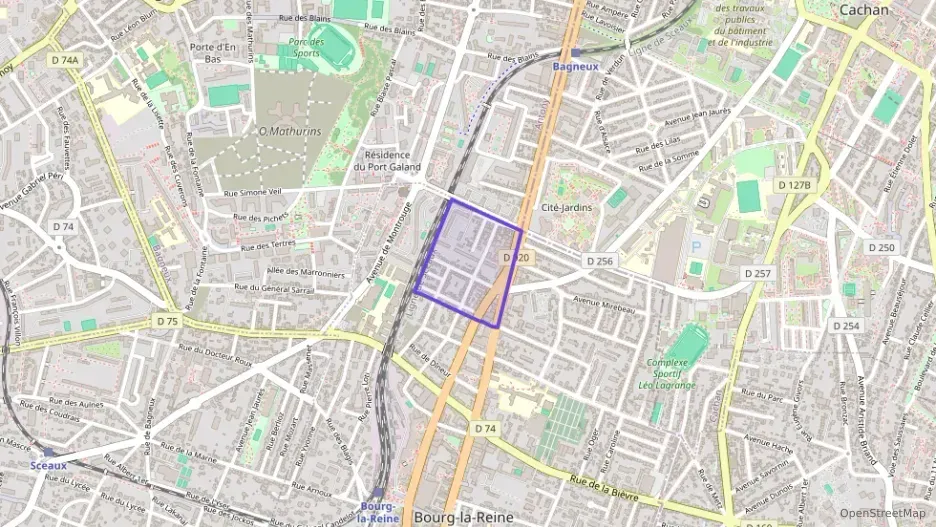 Appartement 50 m² trois pièces à vendre à Bourg-la-Reine