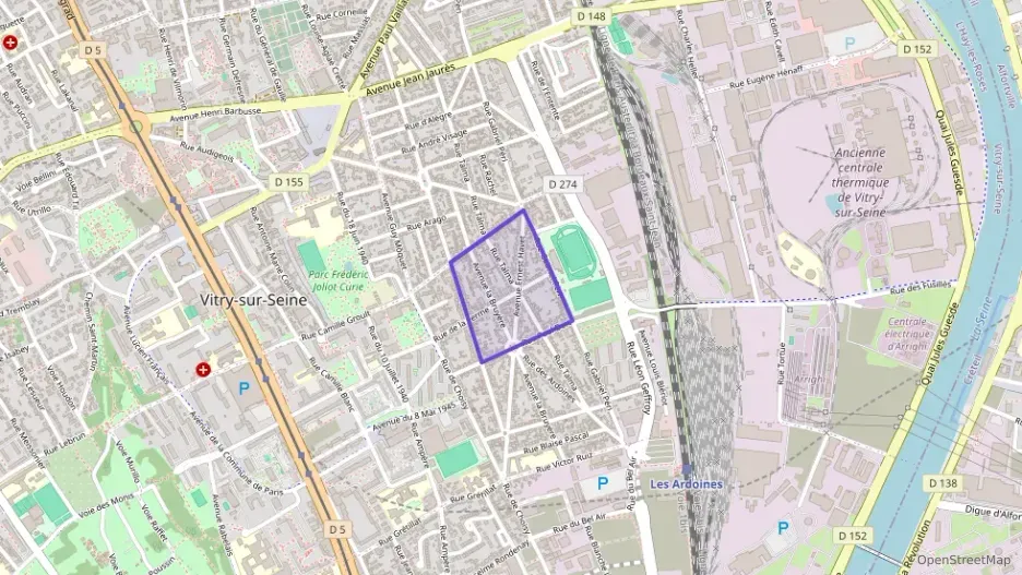 Appartement 42 m² trois pièces à vendre à Vitry-sur-Seine