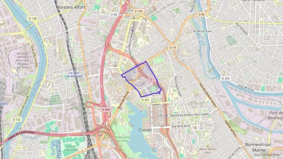 Appartement 78 m² quatre pièces à vendre à Créteil