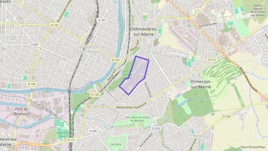 Appartement 80 m² cinq pièces à vendre à Chennevières-sur-Marne