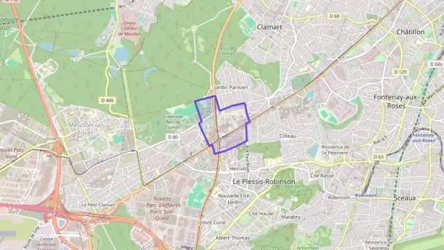 Appartement 48 m² deux pieces à vendre à Clamart