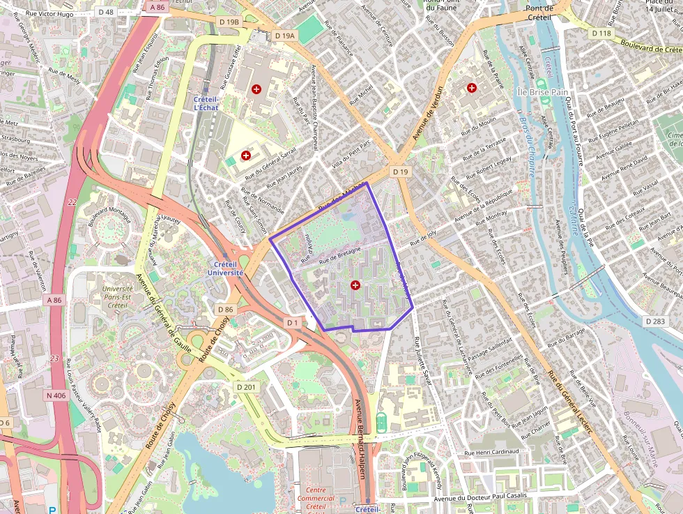 Appartement 63 m² quatre pièces à vendre à Créteil