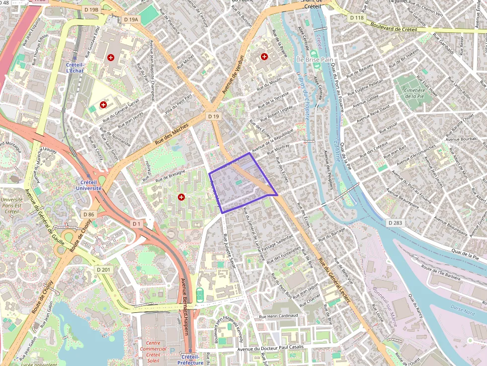 Appartement 47 m² trois pièces à vendre à Créteil