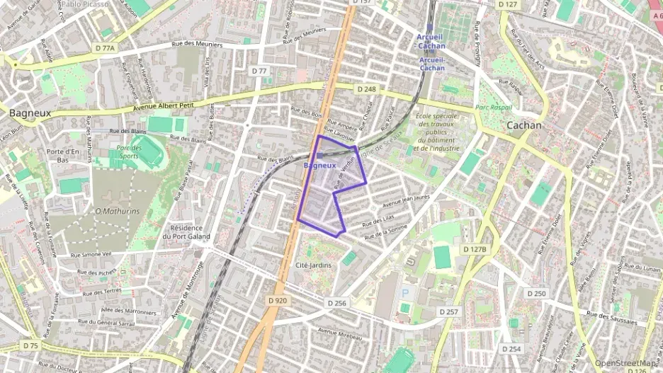 Appartement 55 m² trois pièces à vendre à Cachan