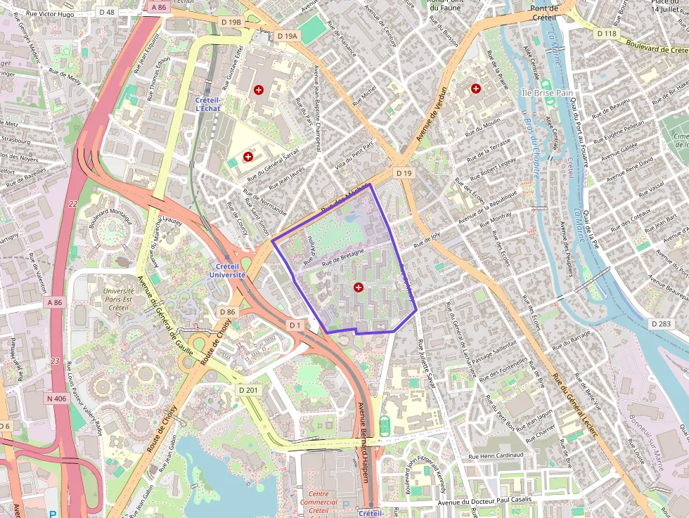 Appartement 85 m² quatre pièces à vendre à Créteil