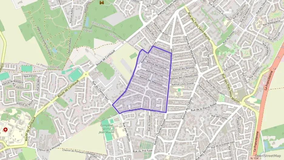 Appartement 57 m² deux pieces à vendre à Pontault-Combault