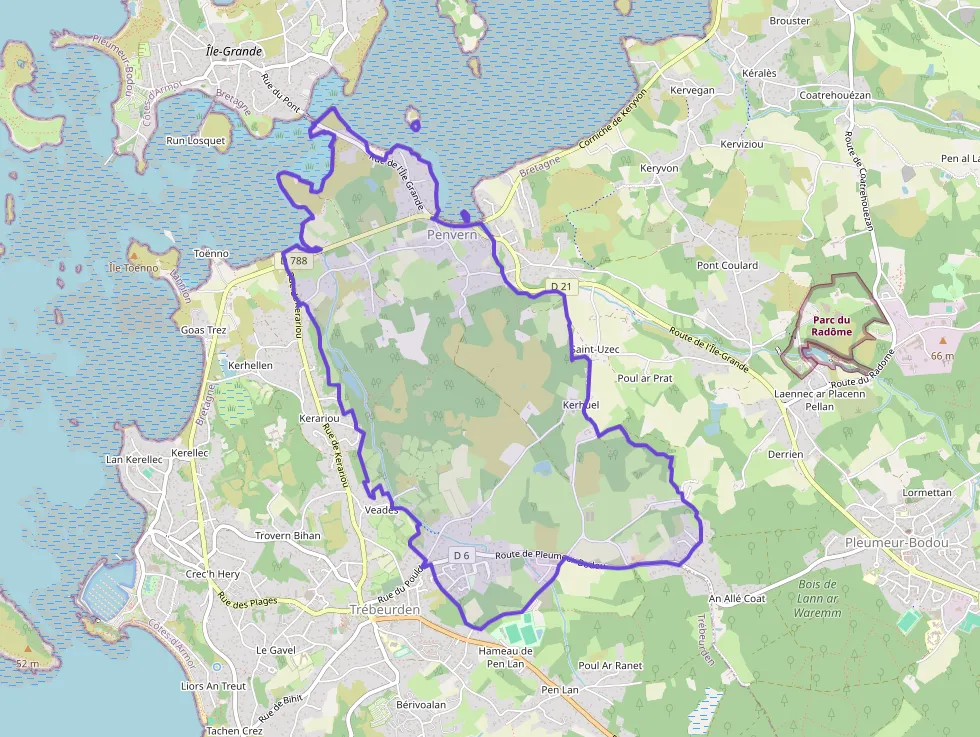 Appartement 67 m² quatre pièces à vendre à Trébeurden