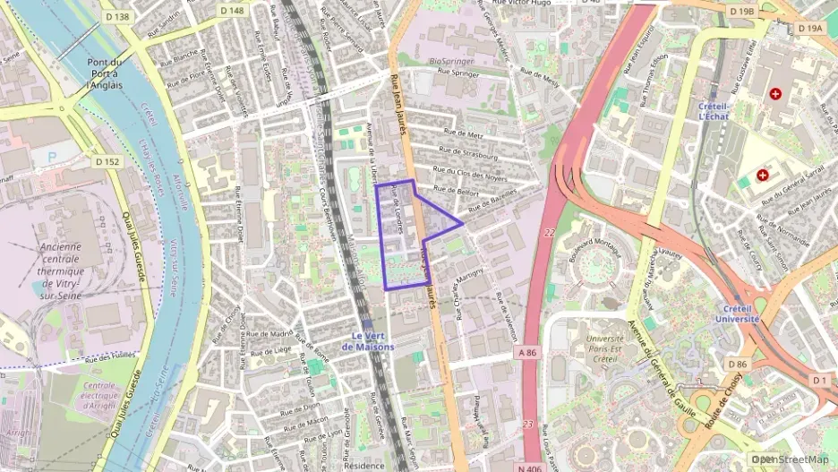 Appartement 61 m² trois pièces à vendre à Maisons-Alfort