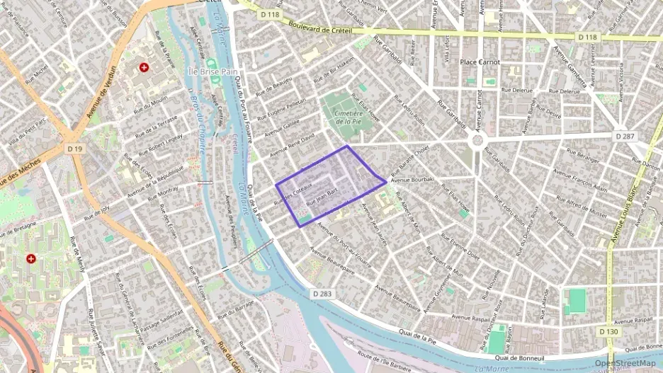 Appartement 89 m² quatre pièces à vendre à Saint-Maur-des-Fossés