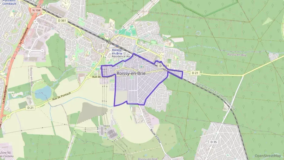 Appartement 25 m² une piece à vendre à Roissy-en-Brie