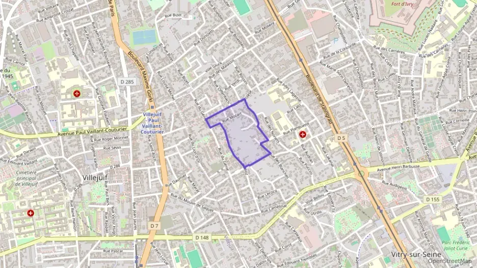 Appartement 54 m² deux pieces à vendre à Vitry-sur-Seine