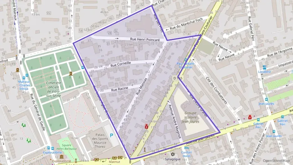 Appartement 52 m² trois pièces à vendre à Vitry-sur-Seine