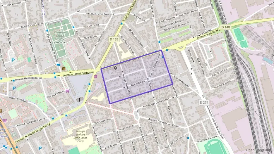 Appartement 55 m² trois pièces à vendre à Vitry-sur-Seine Appartement 55 m² trois pièces à vendre à Vitry-sur-Seine