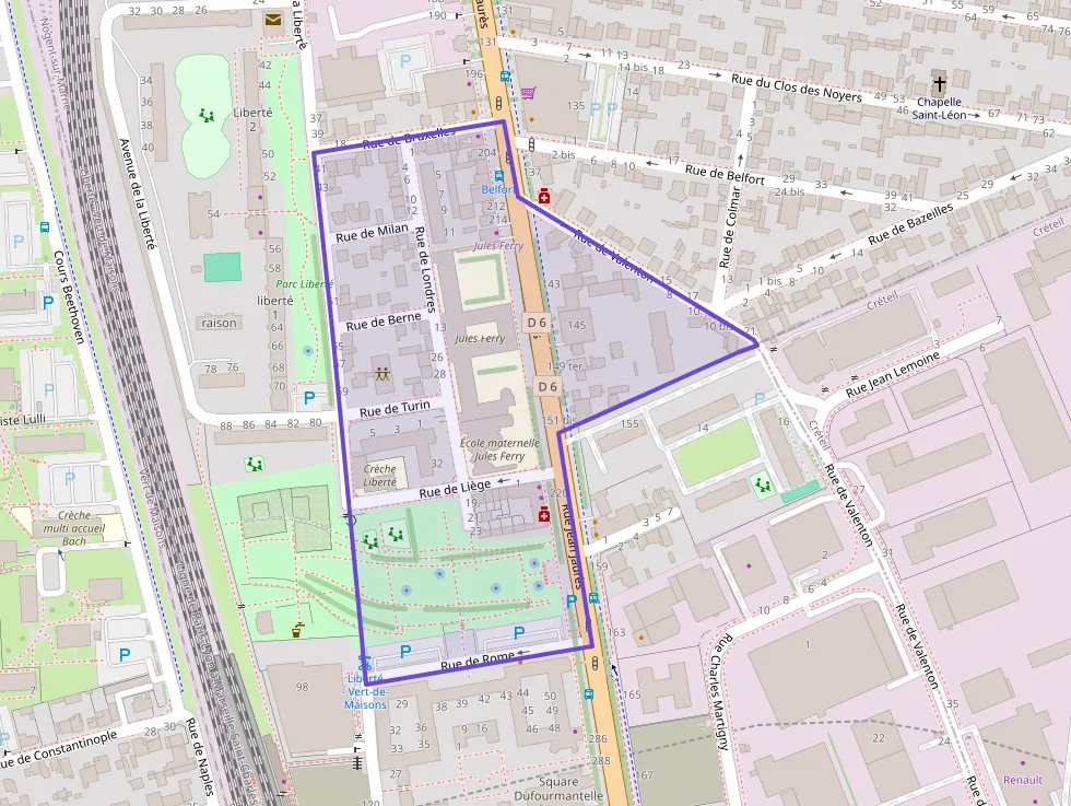 Appartement 52 m² trois pièces à vendre à Maisons-Alfort
